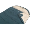 Outwell Camper Lux Double Blue | Sleeping Bag | 235 x 150 cm | -16 to 5 °C | Both Side Zipper