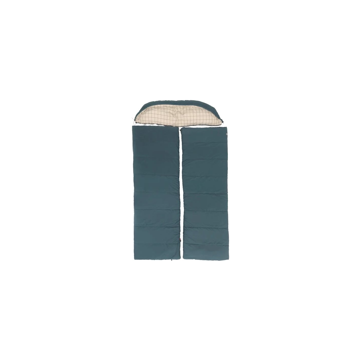 Outwell Camper Lux Double Blue | Sleeping Bag | 235 x 150 cm | -16 to 5 °C | Both Side Zipper