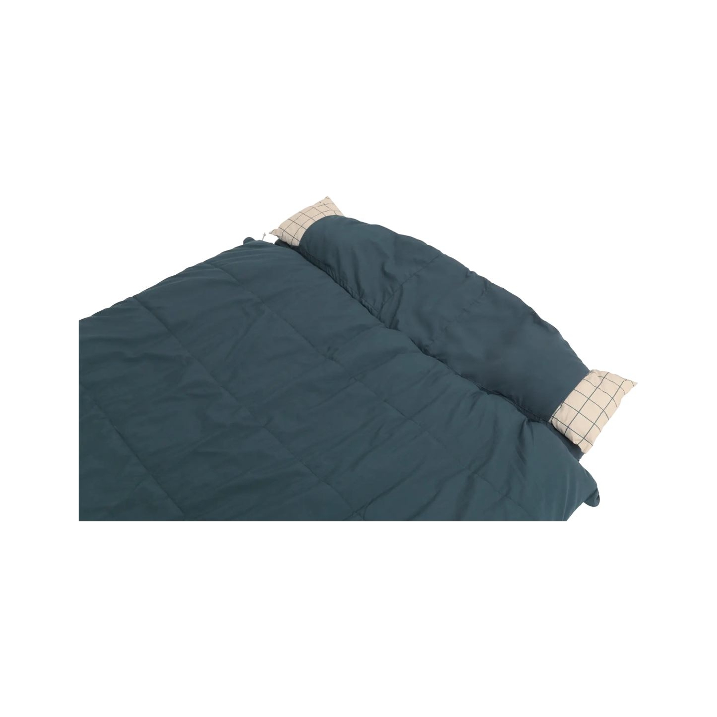 Outwell Camper Lux Double Blue | Sleeping Bag | 235 x 150 cm | -16 to 5 °C | Both Side Zipper