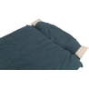 Outwell Camper Lux Double Blue | Sleeping Bag | 235 x 150 cm | -16 to 5 °C | Both Side Zipper