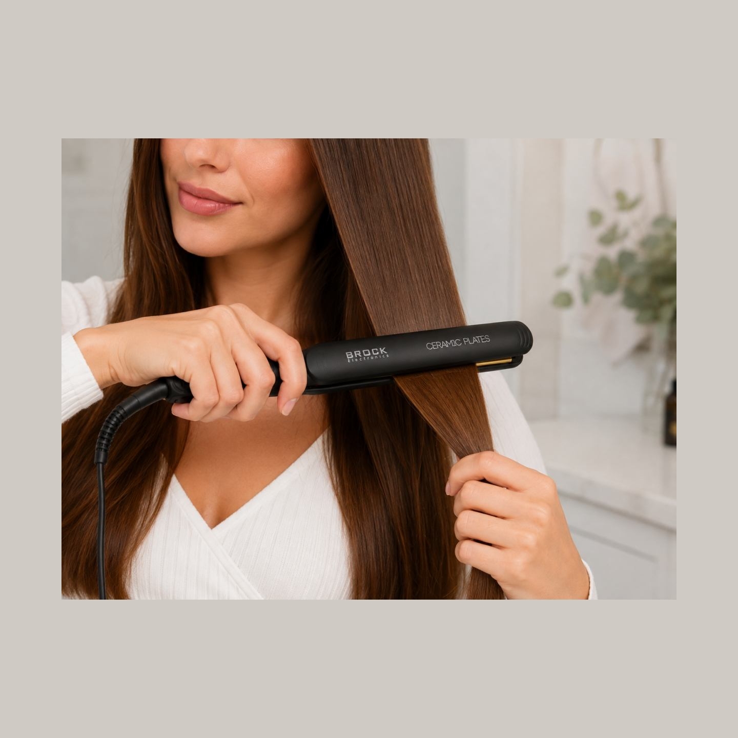 Brock HC 5001 BK Hair Straightener 60W, Black