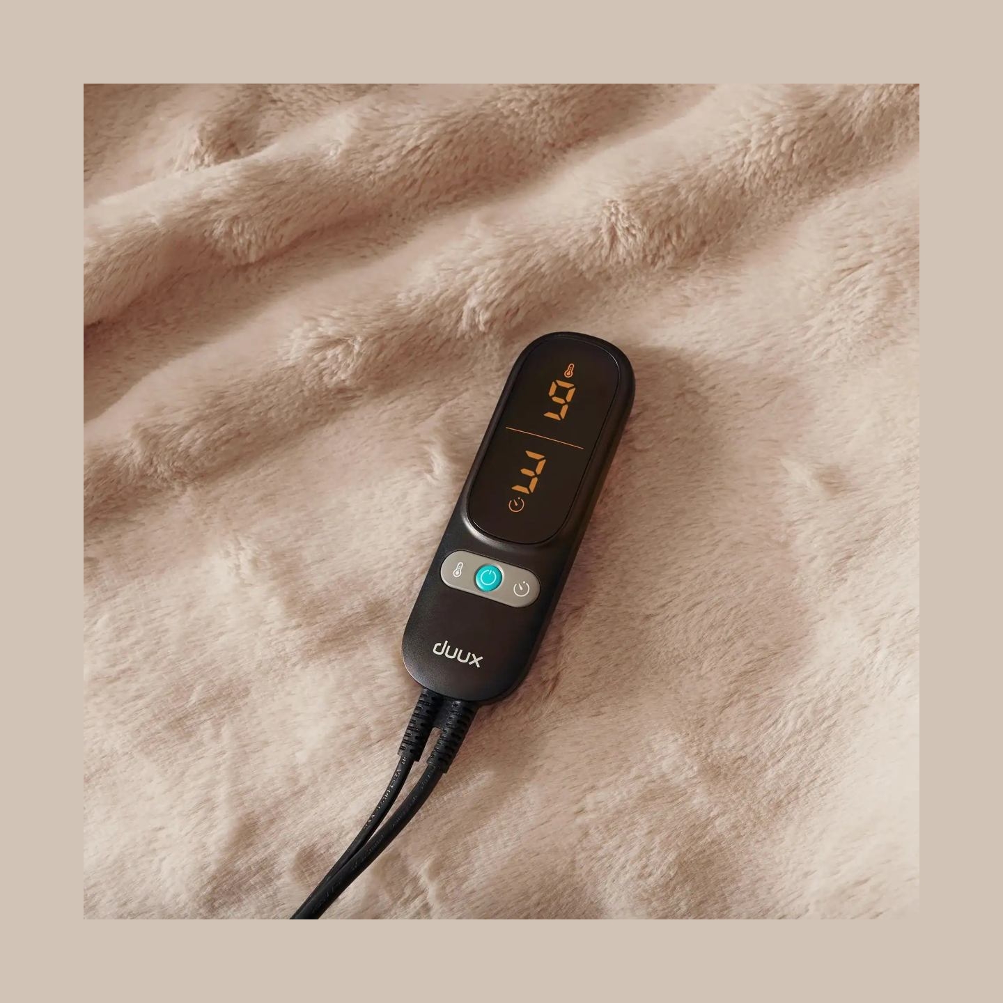 Duux Yentl Heated Overblanket, 200 x 200 cm | DXOB12 | Number of heating levels 9 | Number of persons 1 | Washable | Remote cont