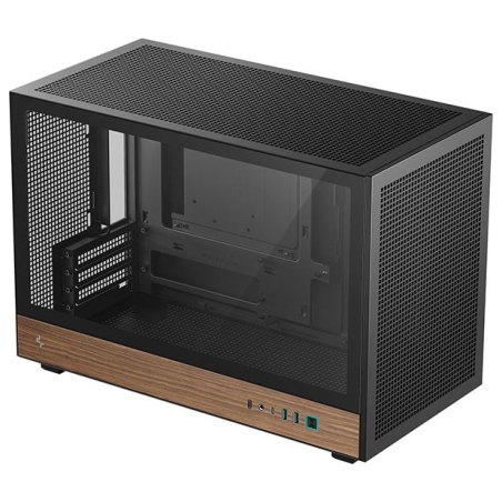 Deepcool Case | CH260 Wood | Black | Micro Tower