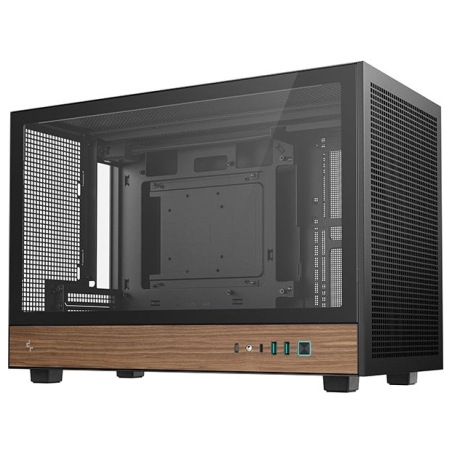 Deepcool Case | CH260 Wood | Black | Micro Tower