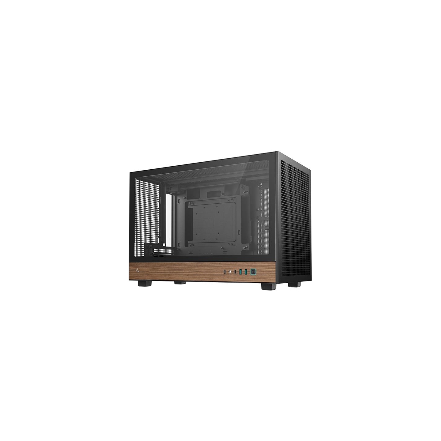 Deepcool Case | CH260 Wood | Black | Micro Tower