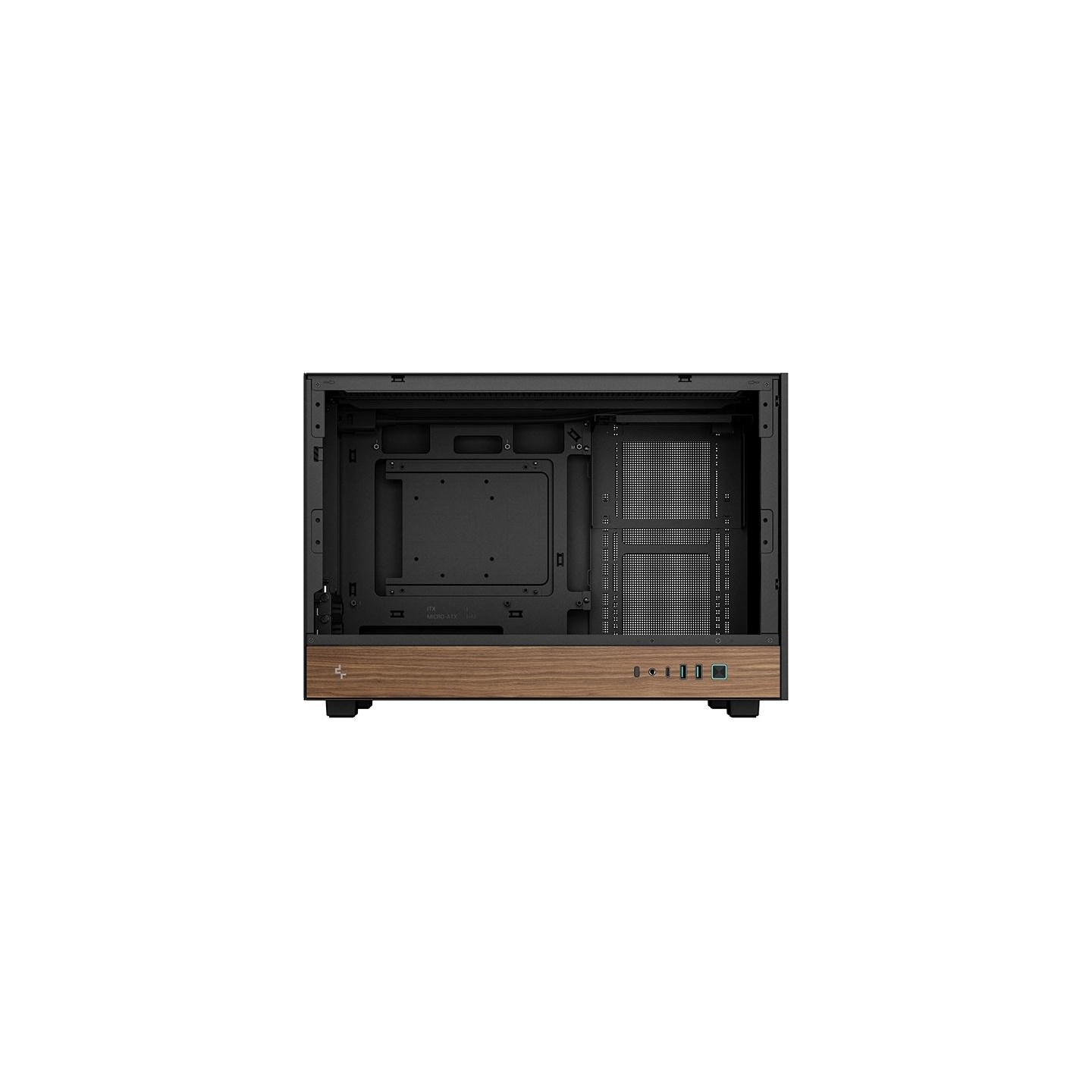Deepcool Case | CH260 Wood | Black | Micro Tower