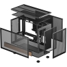 Deepcool Case | CH260 Wood | Black | Micro Tower