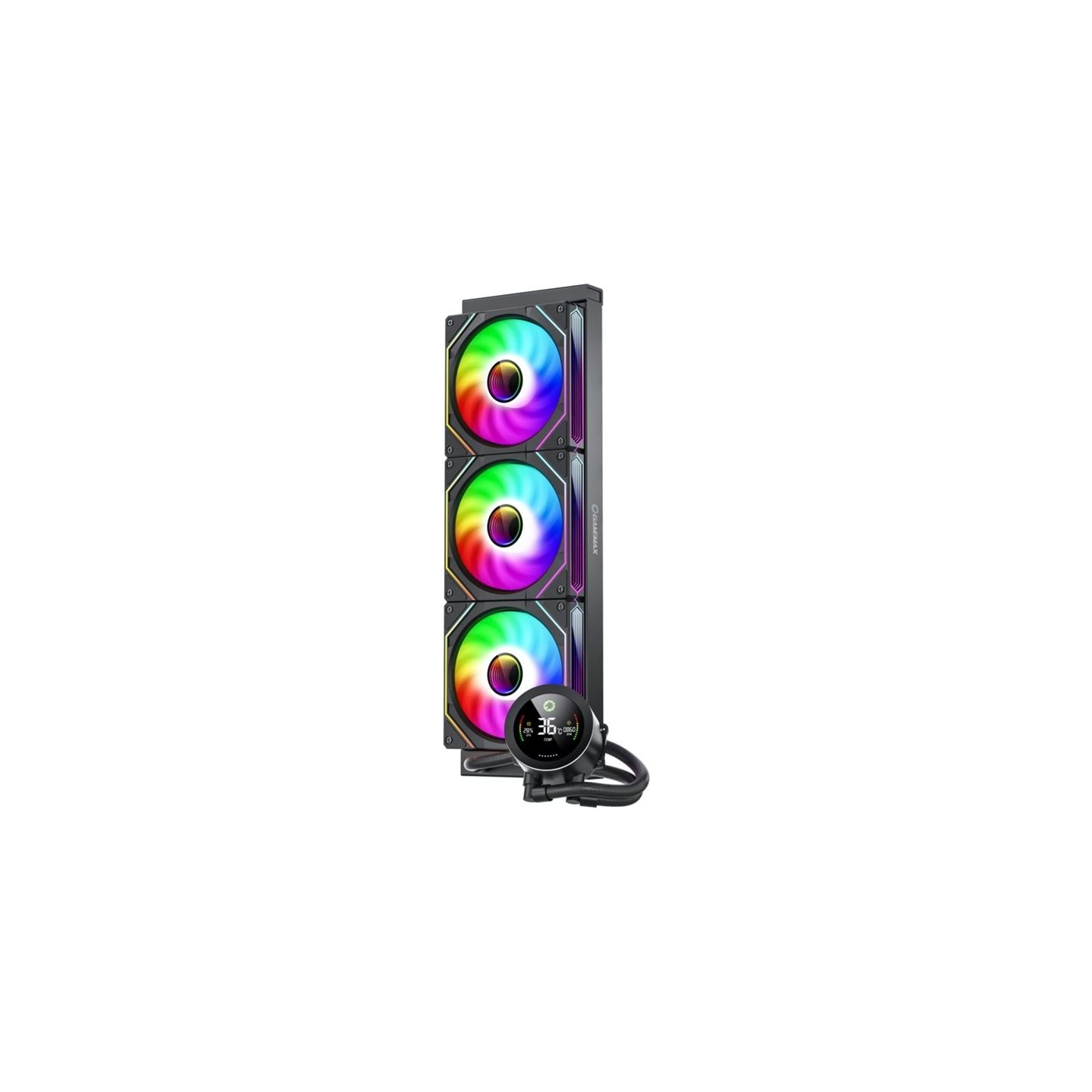 Gamemax CPU Liquid Cooler | ICEBURG 360 DIGITAL BK | Black