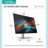 HP RENEW SILVER HP 724pu Series 7 Pro WUXGA Charging Monitor - 24" 1920x1200 WUXGA 350-nit 100Hz AG, IPS, USB-C(100W)/HDMI/Displ