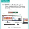 HP RENEW SILVER HP 724pu Series 7 Pro WUXGA Charging Monitor - 24" 1920x1200 WUXGA 350-nit 100Hz AG, IPS, USB-C(100W)/HDMI/Displ