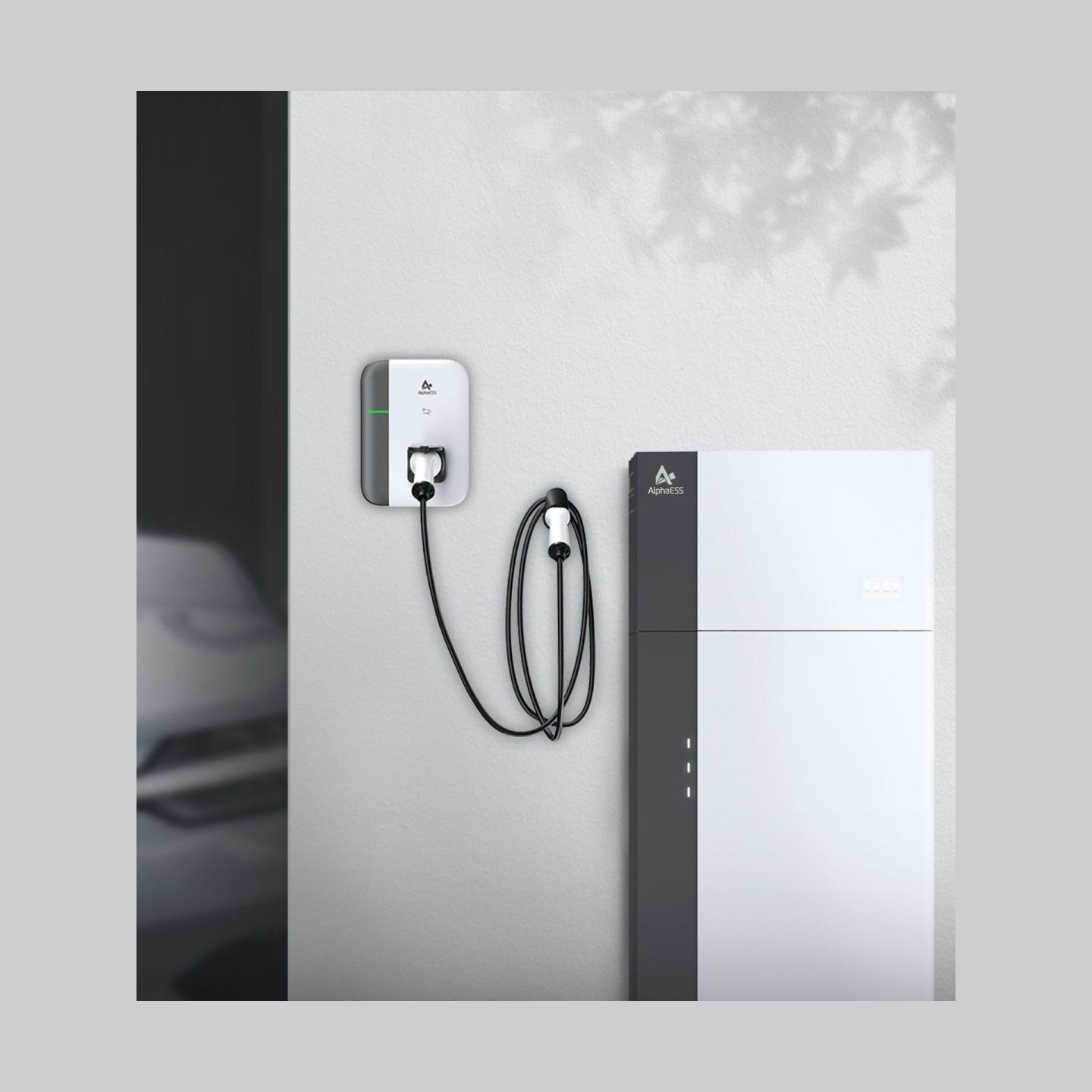 Alphaess | SMILE-G3-EVCT11 | Three Phase EV Charger | 11 kW | 7 m | White/Grey