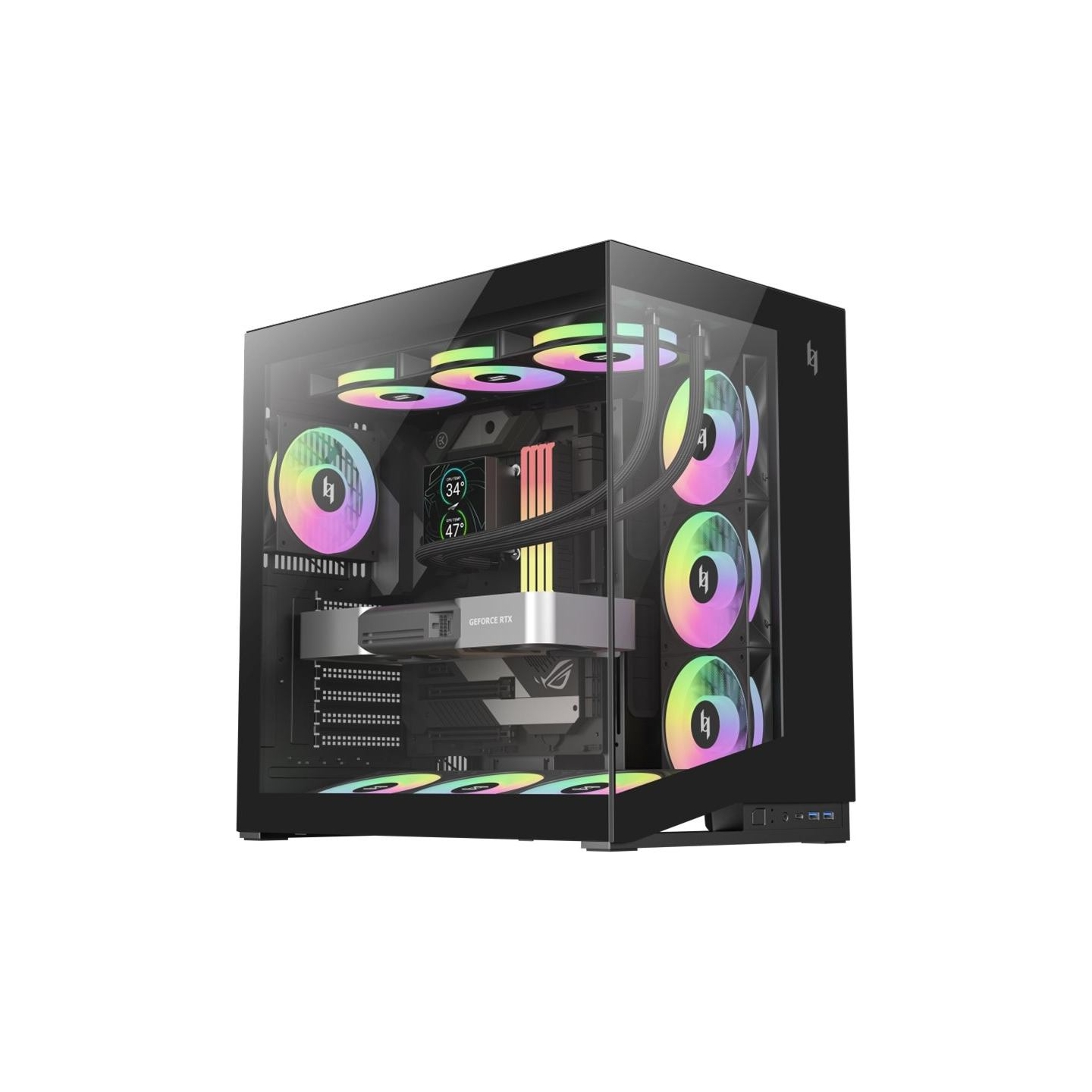Gamemax Case | NEX C56 BK | ATX