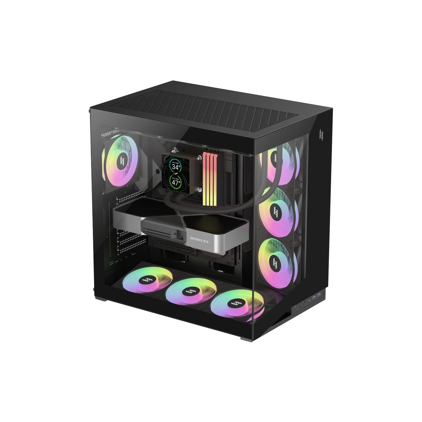 Gamemax Case | NEX C56 BK | ATX