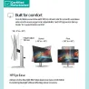 HP RENEW SILVER HP 724pu Series 7 Pro WUXGA Charging Monitor - 24" 1920x1200 WUXGA 350-nit 100Hz AG, IPS, USB-C(100W)/HDMI/Displ