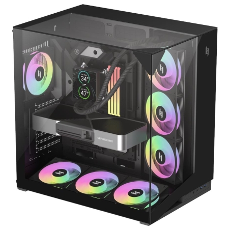 Gamemax Case | NEX C56 VC BK | ATX