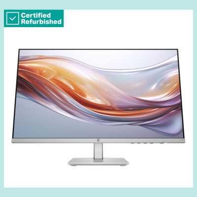 HP RENEW SILVER HP 524sh Series 5 FHD Monitor - 23.8" 1920x1080 FHD 300-nit 100Hz AG, IPS, HDMI/VGA, height adjustable/tilt, 1 y