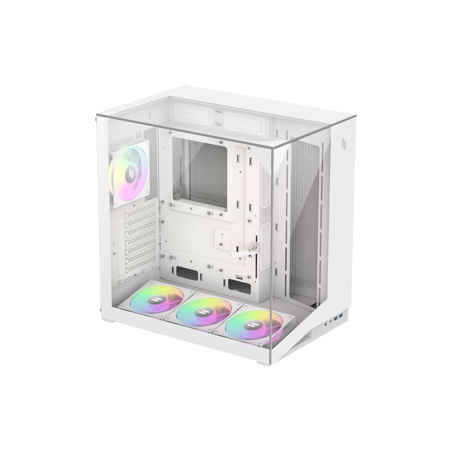 Gamemax Case | NEX C56 VC WH | ATX