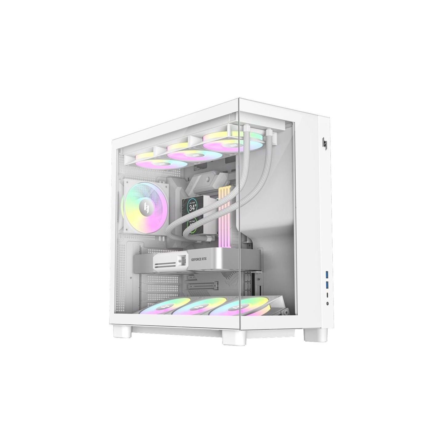Gamemax Case | NEX C53 WH | ATX/BTF