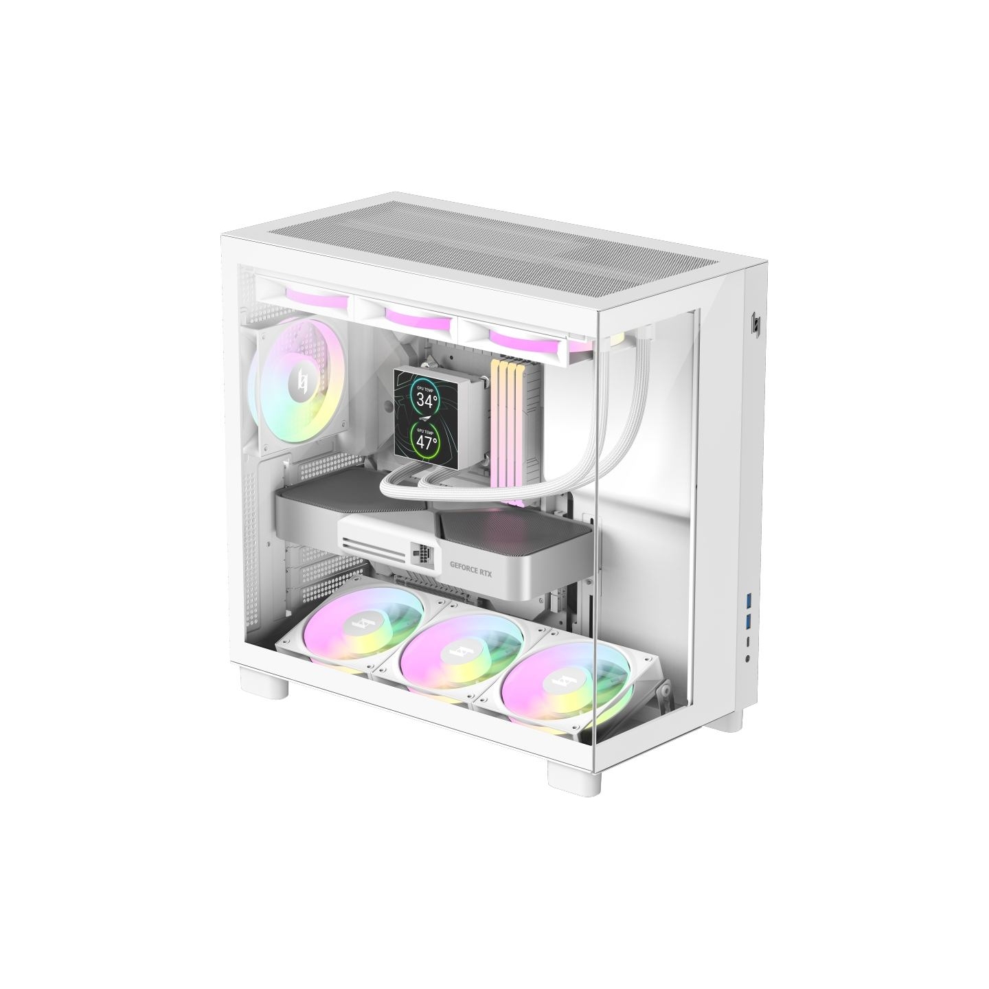 Gamemax Case | NEX C53 WH | ATX/BTF