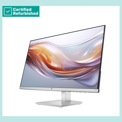 HP RENEW SILVER HP 524sh Series 5 FHD Monitor - 23.8" 1920x1080 FHD 300-nit 100Hz AG, IPS, HDMI/VGA, height adjustable/tilt, 1 y