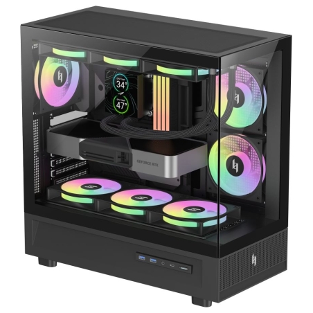 Gamemax Case | NEX C51 BK | ATX/BTF