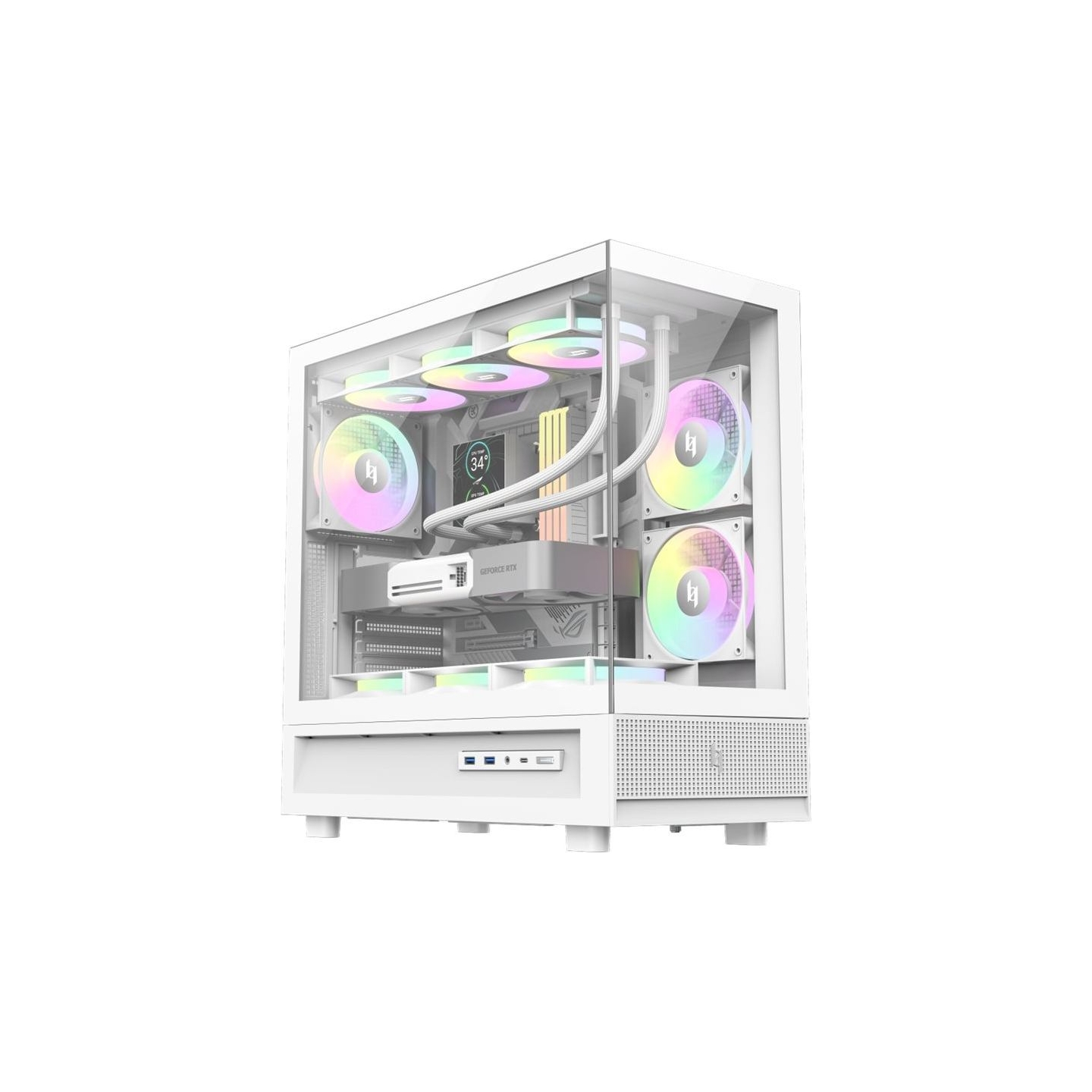 Gamemax Case | NEX C51 WH | ATX/BTF
