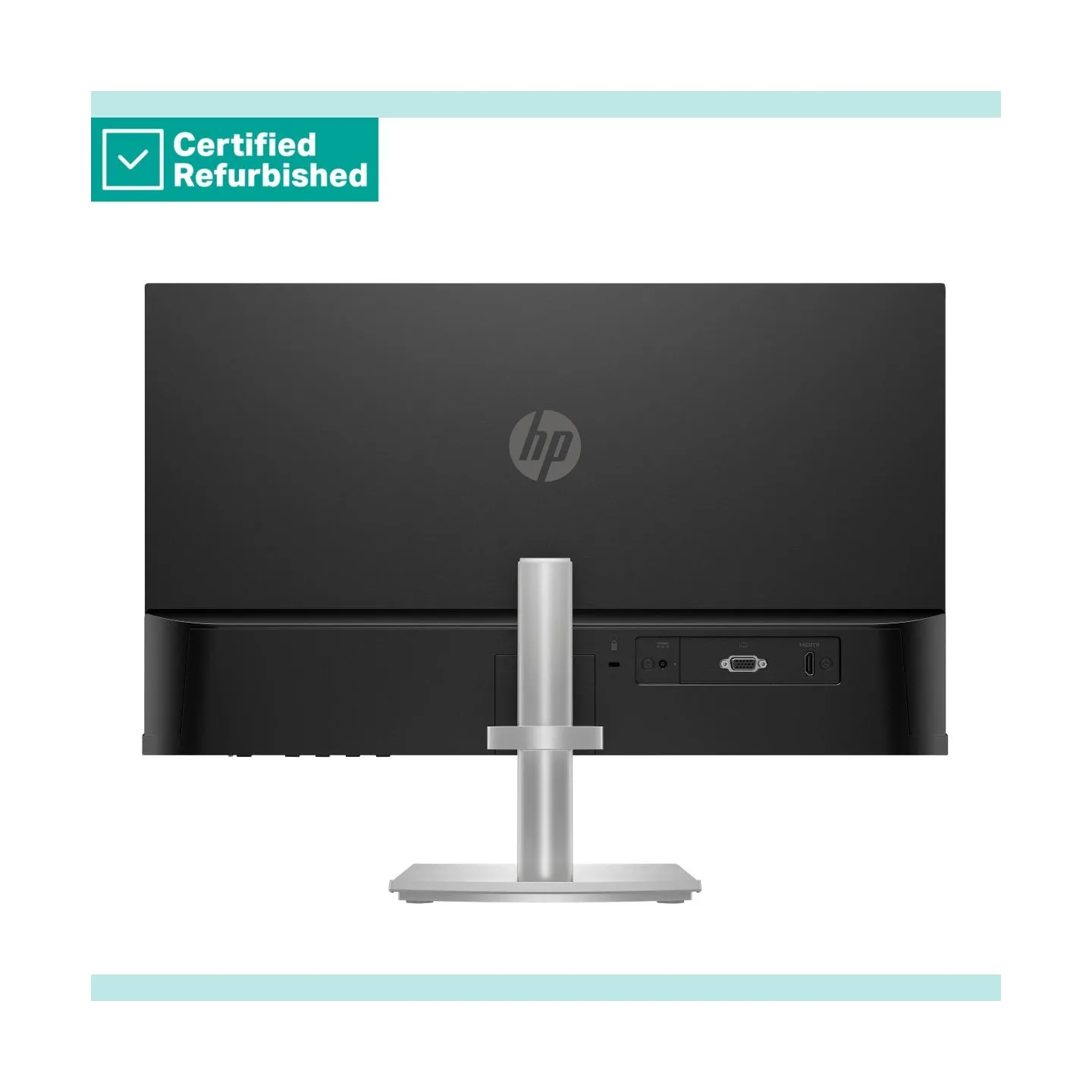 HP RENEW SILVER HP 524sh Series 5 FHD Monitor - 23.8" 1920x1080 FHD 300-nit 100Hz AG, IPS, HDMI/VGA, height adjustable/tilt, 1 y