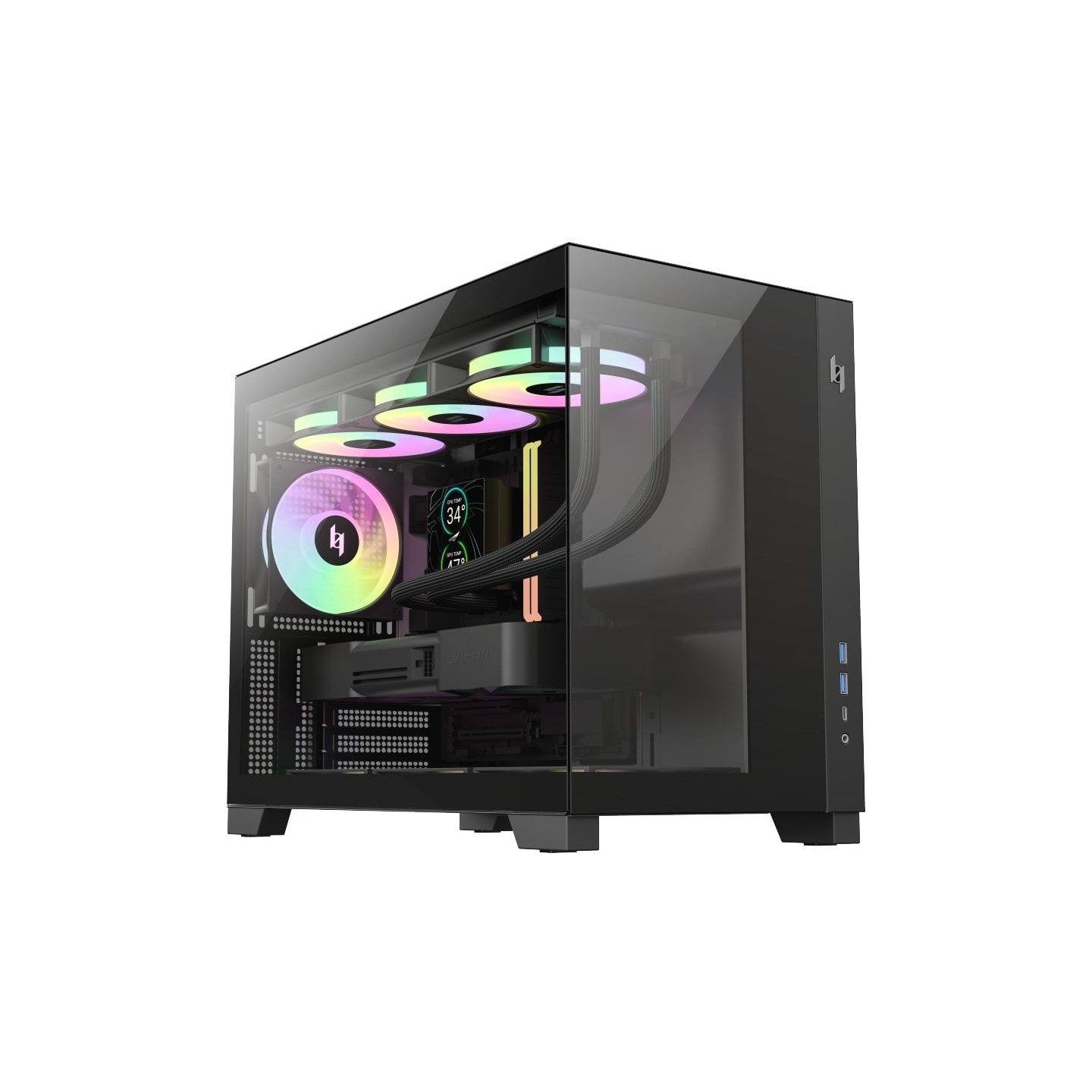 Gamemax Case | NEX C33 BK | MATX/BTF