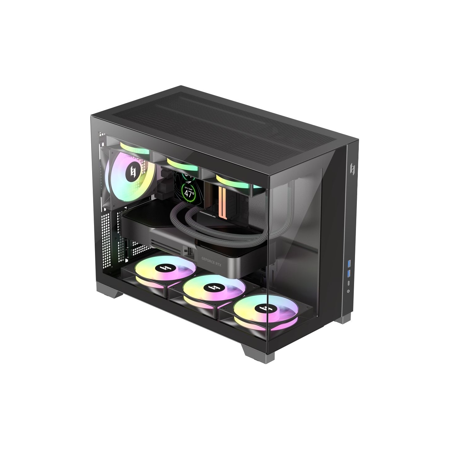 Gamemax Case | NEX C33 BK | MATX/BTF
