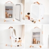RIO FRBM-EU/1,0 6L Beauty Skincare Fridge Whit Mirror