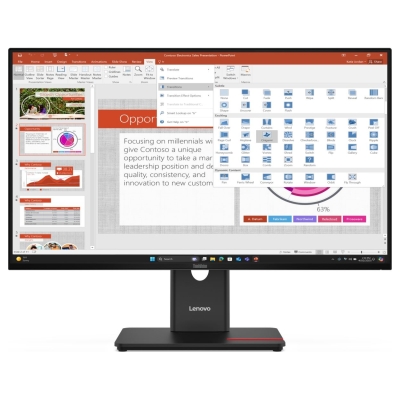 Lenovo 27" T27-40 FHD IPS 16:9 HDMI/DP/VGA