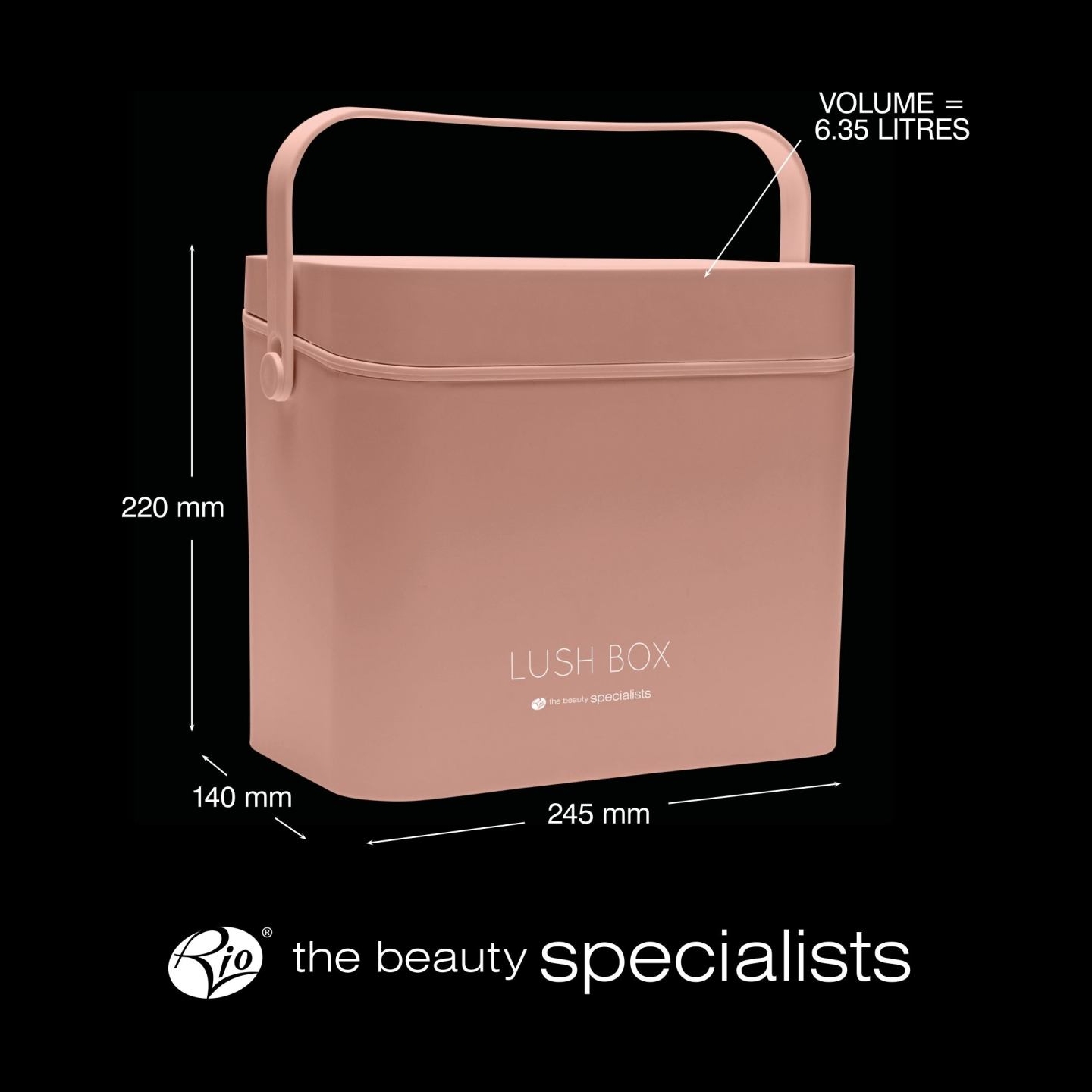 RIO CSBL-EU/1,1 Cosmetic Case Large Lush Box