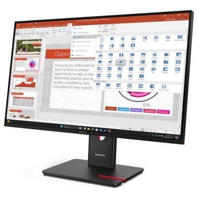 Lenovo 27" T27-40 FHD IPS 16:9 HDMI/DP/VGA