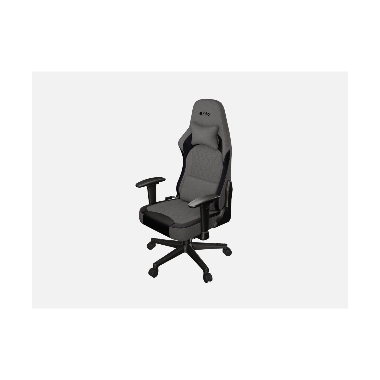 Fury Shinai S8 | Gaming Chair | Fabric, Nylon, Wood, Metal | Gray