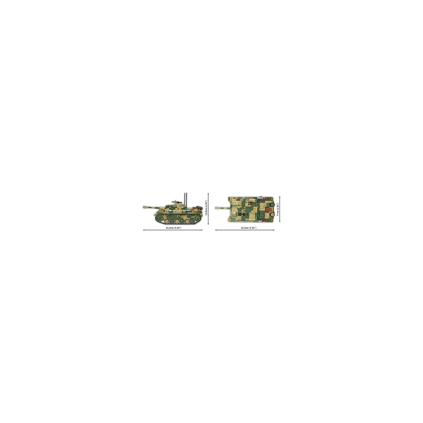 Cobi Klocki StuG III Ausf. G Building Blocks Set - 955 Pieces