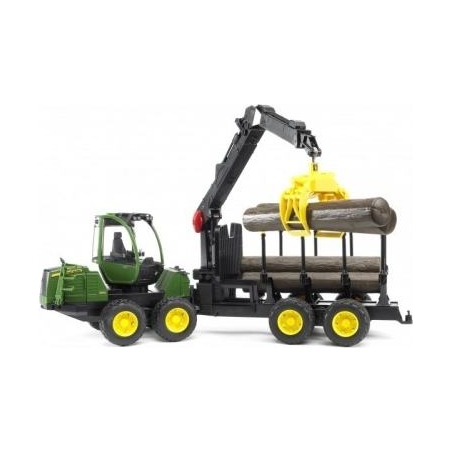 Bruder John Deere 1210E Forwarder with grab