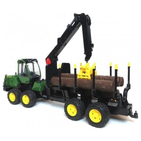 Bruder John Deere 1210E Forwarder with grab