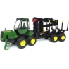Bruder John Deere 1210E Forwarder with grab