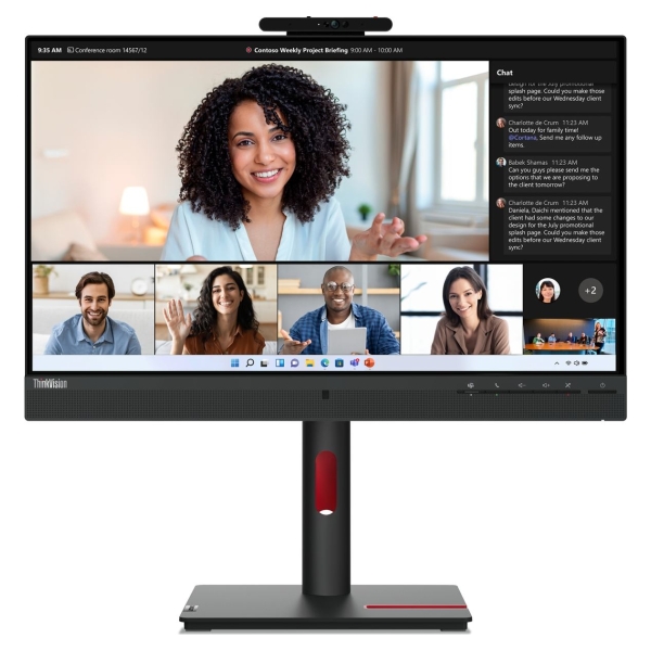 Lenovo Monitor T24mv-30 Black / 63D7UAT3EU