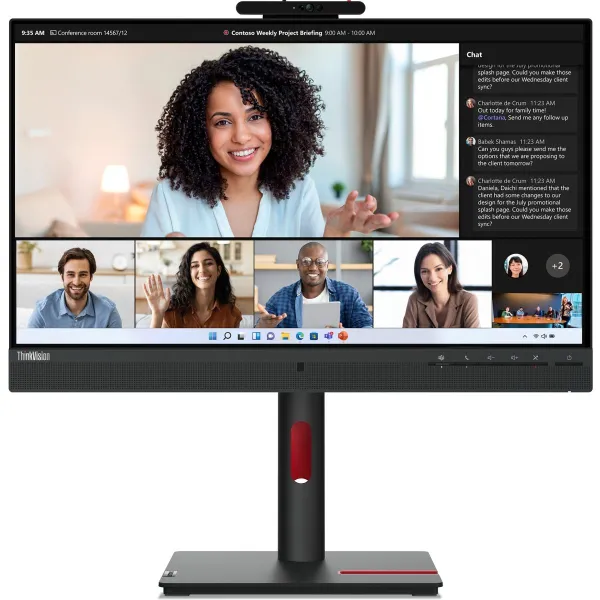 Lenovo Monitor T24mv-30 Black / 63D7UAT3EU