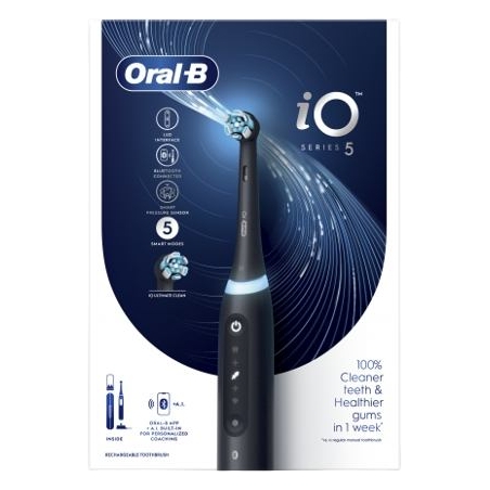 Oral-B | Electric Toothbrush | iO5 | Rechargeable | For adults | Number of brush heads included 1 | Number of teeth brushing mod