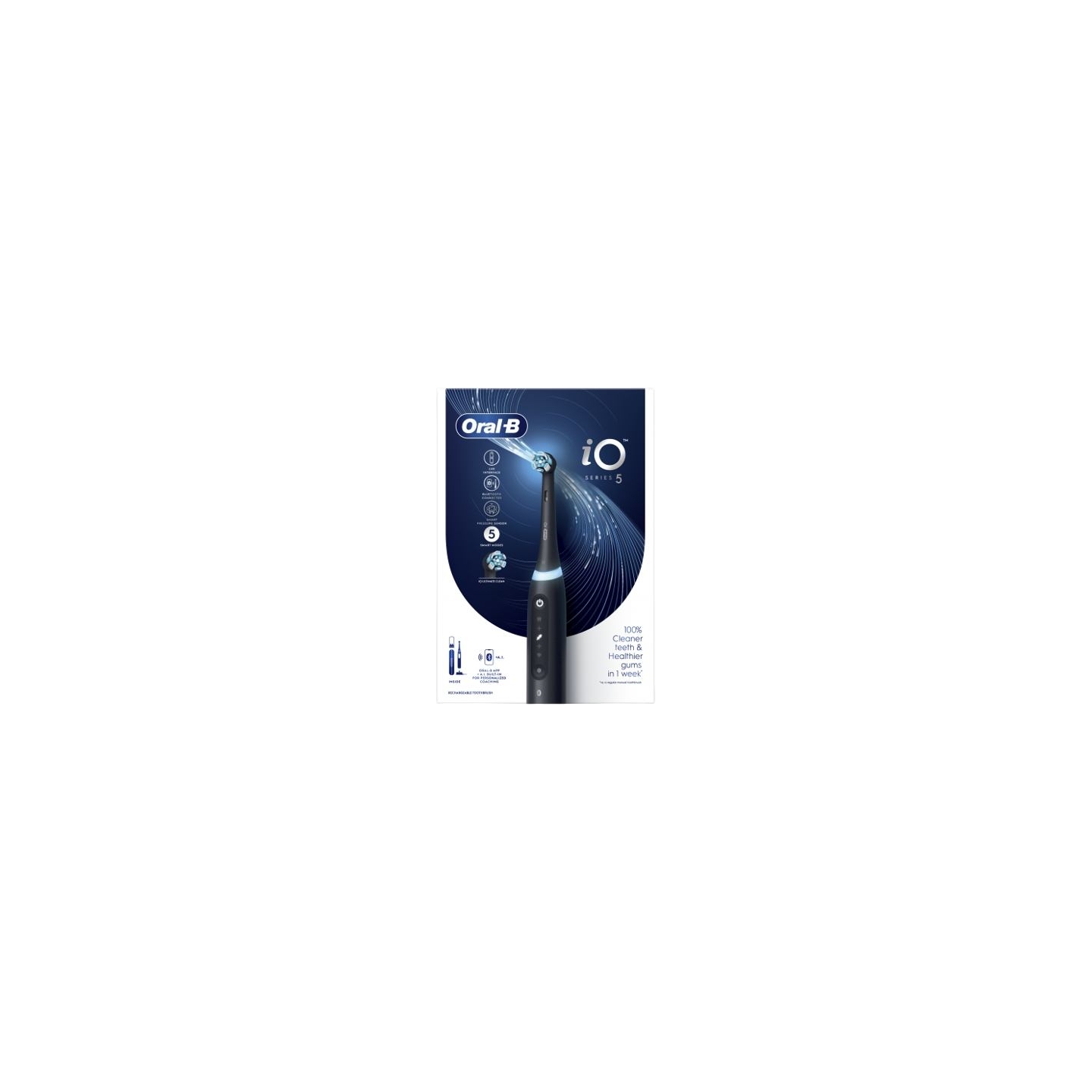 Oral-B | Electric Toothbrush | iO5 | Rechargeable | For adults | Number of brush heads included 1 | Number of teeth brushing mod