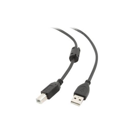 Cablexpert USB 2.0 A-plug B-plug 3 m (10 ft) cable with ferrite core | Cablexpert
