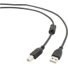 Cablexpert USB 2.0 A-plug B-plug 3 m (10 ft) cable with ferrite core | Cablexpert