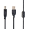 Cablexpert USB 2.0 A-plug B-plug 3 m (10 ft) cable with ferrite core | Cablexpert