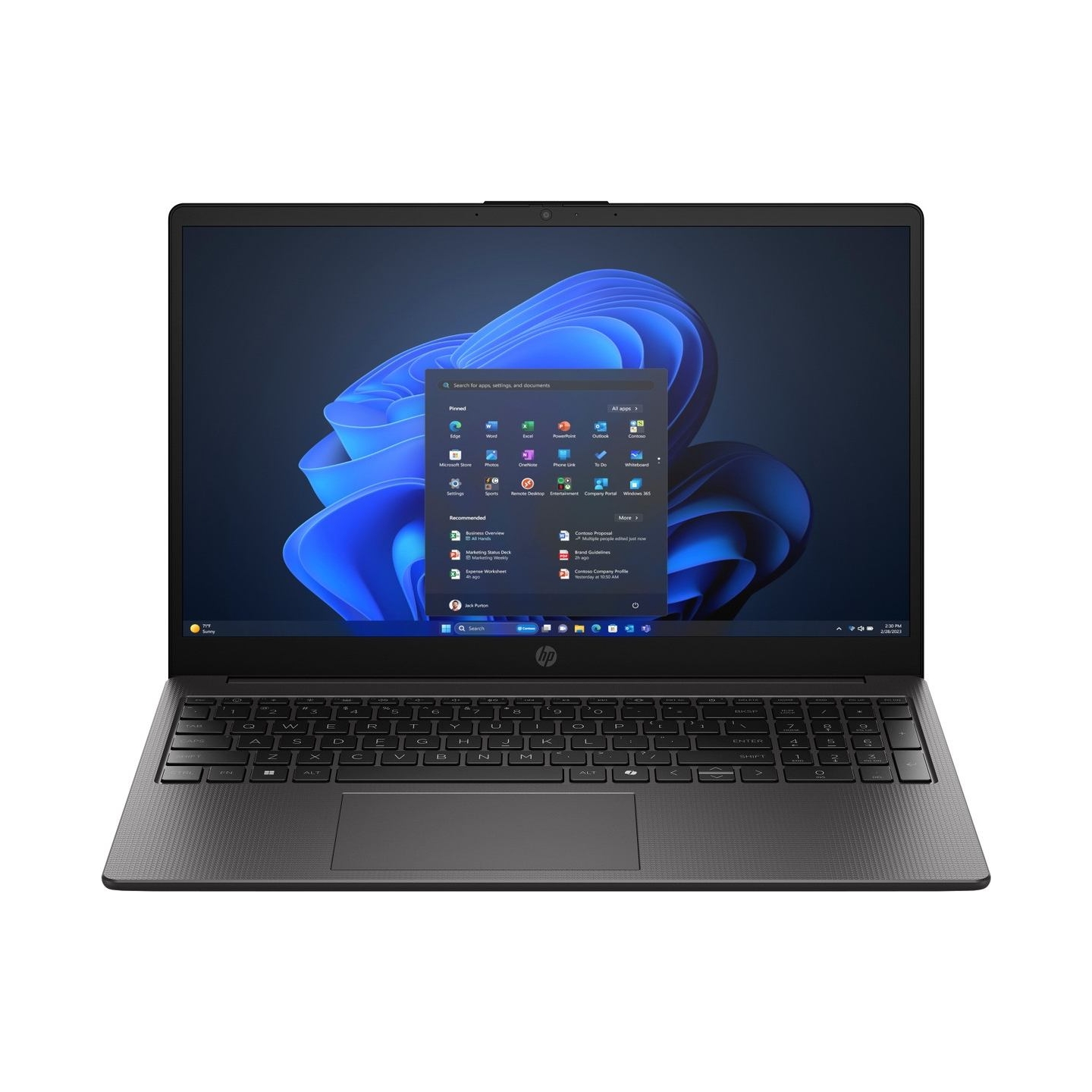 HP 255R G10 15.6 FHD AMD R5-7535U/8GB/512GB/AMD Radeon Graphics/WIN11 Home/ENG kbd/Dark Ash Silver/3Y Warranty | HP | 255R | G10