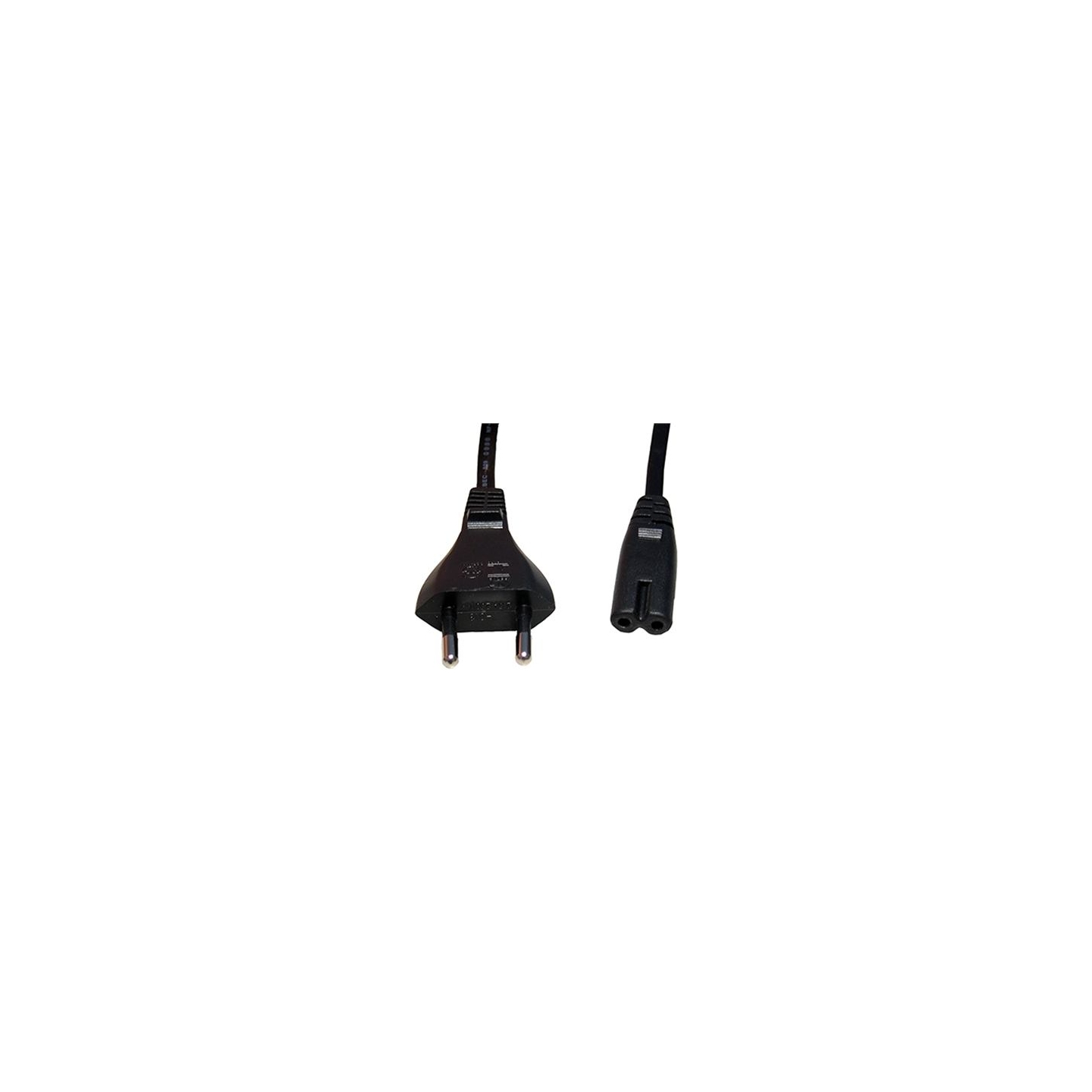 Cablexpert | Power cord (C7), VDE approved | Black Power plug type C