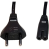 Cablexpert | Power cord (C7), VDE approved | Black Power plug type C