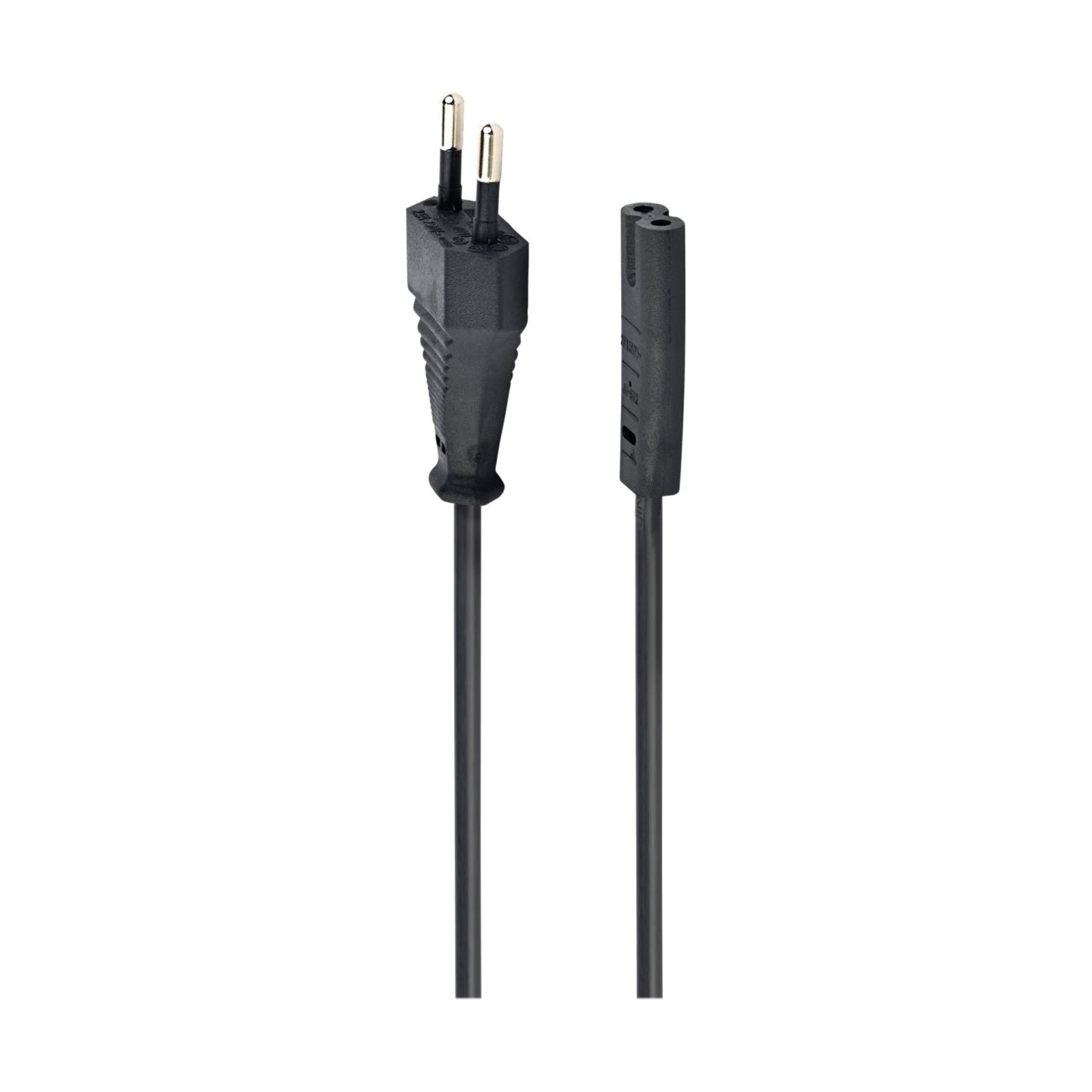 Cablexpert | Power cord (C7), VDE approved | Black Power plug type C