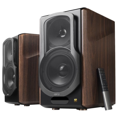 Edifier S2000MKIII Bookshelf Speaker, Brown | Edifier